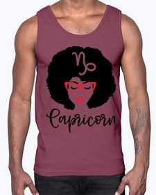 capricorn 199#- capricorn- Cotton Tank