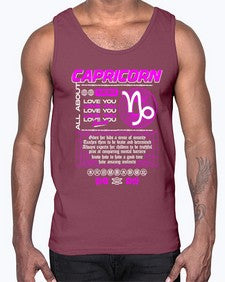 capricorn 208#- capricorn- Cotton Tank