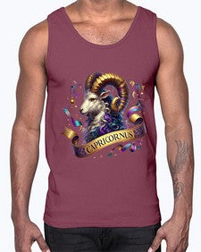 capricorn 209#- capricorn- Cotton Tank
