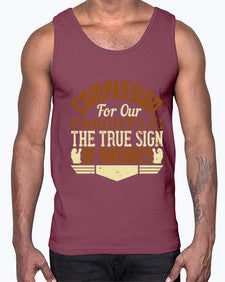 compassion for our parents is the true sign of maturity 132#- parents day- Cotton Tank