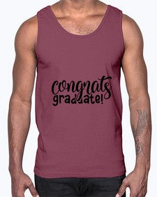 congrats graduate 39#- graduation- Cotton Tank
