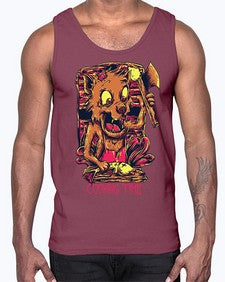 cooking time 341#- art pop art- Cotton Tank