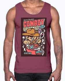 cowboy crunchies 345#- western- Cotton Tank