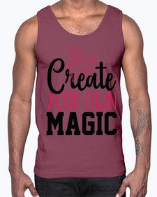 create your own magic 87#- unicorn- Cotton Tank