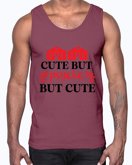 cute but psycho but cute 277#- general science- Cotton Tank