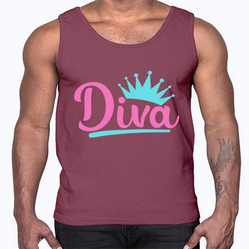 diva Style 121#- dogs- Cotton Tank