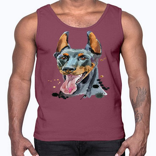 dog 105#- dogs- Cotton Tank