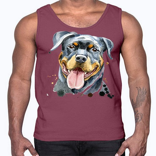 dog 109#- dogs- Cotton Tank