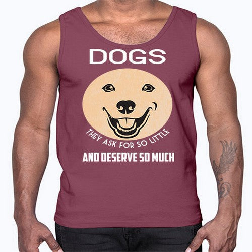 dog 115#- dogs- Cotton Tank