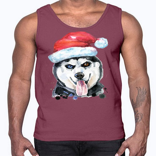 dog hat 104#- dogs- Cotton Tank