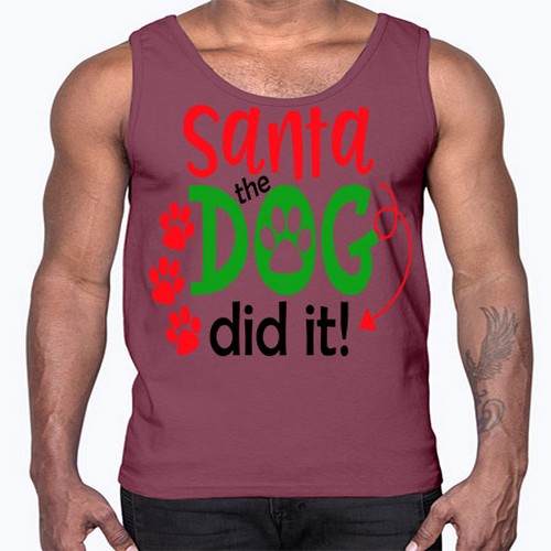 dogdidit 121#- dogs- Cotton Tank
