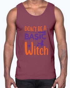 dont be a basic witch 45#- witch- Cotton Tank