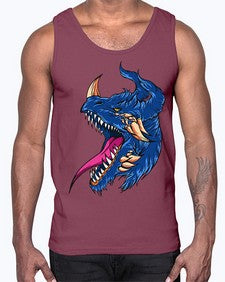 dragon 173#- dragon- Cotton Tank