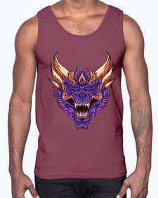 dragon 183#- dragon- Cotton Tank