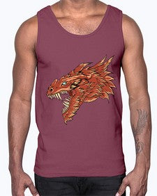 dragon 184#- dragon- Cotton Tank