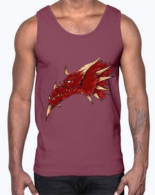 dragon 185#- dragon- Cotton Tank