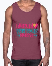 educted drug bealer nurse Style 746#- nurse- Cotton Tank