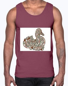 ethnic duck 420#- mandala- Cotton Tank