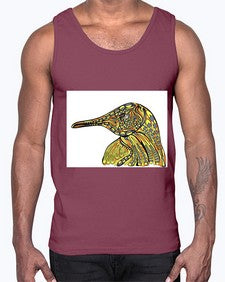 ethnic penguin 436#- mandala- Cotton Tank