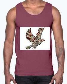ethnic pigeon 437#- mandala- Cotton Tank