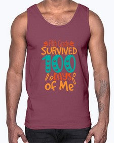 fifth Grade survived one hundred days of me 94#- one hundred days- Cotton Tank
