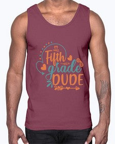 fifth grade dude 68#- fifth grade- Cotton Tank