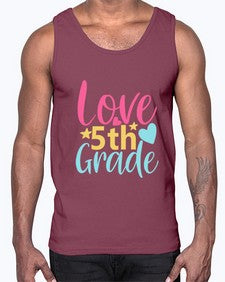 fifth grade love 83#- fifth grade- Cotton Tank