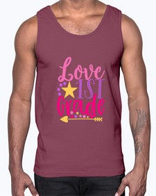first Grade Love 148#- first grade- Cotton Tank