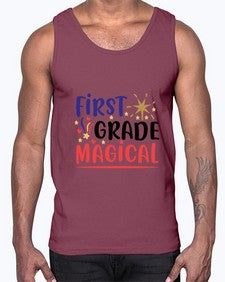 first grade magical 149#- first grade- Cotton Tank