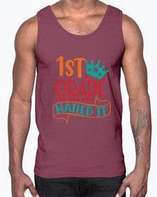 first grade nailed it 152#- first grade- Cotton Tank
