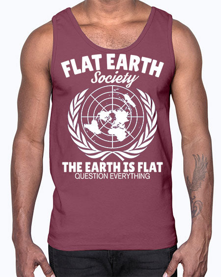 flat earth society 23#- nature- Cotton Tank