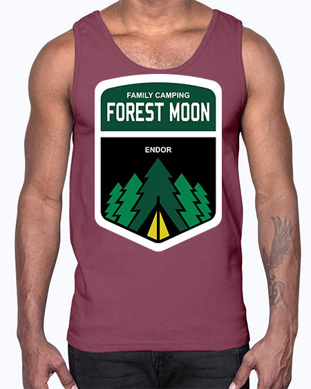 forest moon 8#- moon- Cotton Tank