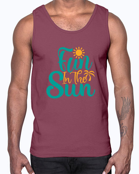 fun in the sun Style 104#- summer- Cotton Tank
