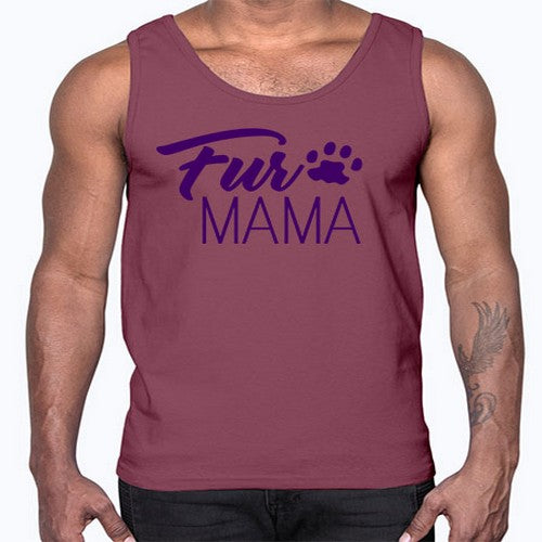 fur mama- dogs- Cotton Tank