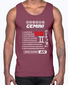 gemini 242#- gemini- Cotton Tank