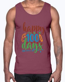 happy one hundred days 244#- one hundred days- Cotton Tank