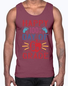 happy th day of sixth grade 253#- sixth grade- Cotton Tank