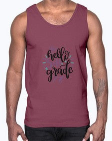 hello fifth grade 262#- fifth grade- Cotton Tank