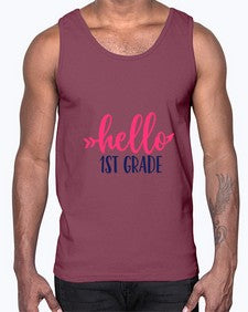 hello first grade 270#- first grade- Cotton Tank