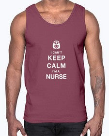i can t keep calm nurse 870#- nurse- Cotton Tank