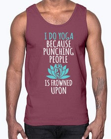 i do yoga  275#- yoga- Cotton Tank