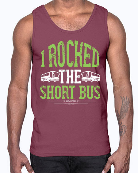 i rocked the short bus Style 920#- Bus Driver- Cotton Tank
