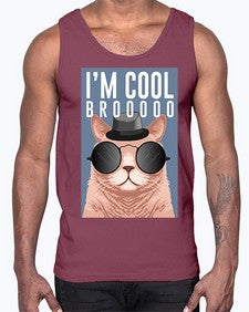 im cool bro 637#- art pop art- Cotton Tank