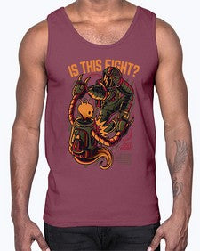 is this fight 669#- art pop art- Cotton Tank
