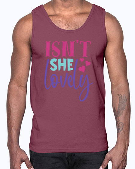isnt she lovely Style 125#- baby- Cotton Tank