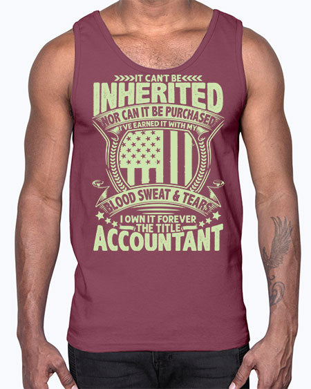 it cant be inherited accountant 996#- accountant- Cotton Tank