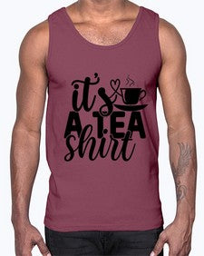 its a tea shirt 1220#- tea- Cotton Tank