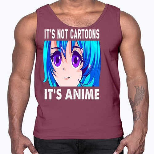 its not cartoons its anime253#- anime- Cotton Tank