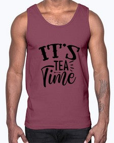 its tea time 1239#- tea- Cotton Tank