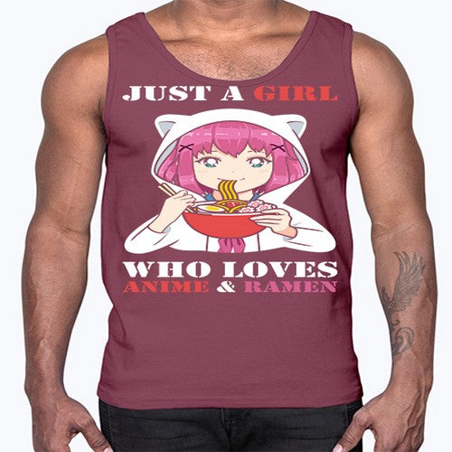 just a girl who loves anime and ramen258#- anime- Cotton Tank